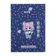 Школьный дневник Kite Cuteness "Девочка и котик" 16.5х23 см т/обл синий (K26-262-1) - изображение 1