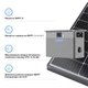 Зарядна станція DEYE SUN-BK250 2500W 2.56kWh LiFePO4 51.2V 4 MPPT 220/230V Однофазна (SUN-BK250-2.56KWH-EU-AM4-32L) - зображення 4