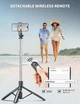 Универсальный штатив-монопод для смартфона SelfieShow 71" (180 см) с беспроводным пультом ДУ и 360° поворотным креплением - изображение 6
