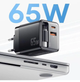 Зарядное устройство с выдвижным кабелем Type-C Essager ES-CD49 USB-A, USB-C 65W - изображение 3