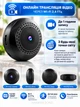 Мини камера CAMSOY C2T Wi-Fi Full HD 1080P, беспроводная IP видеокамера для видеонаблюдения с датчиком движения, ночным видением для дома и офиса 452945645 - изображение 4