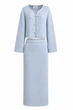 Костюм в'язаний з декоративними застібками KS004 2607547790510 L/XL Блакитний - изображение 5