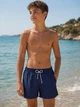 Подростковые купальные шорты для мальчиков, размер 14-15 лет, на рост 164-170 см синие (15-17-2) - изображение 1