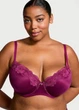 Бюстгальтер с кружевом Victoria's Secret Body by Victoria Lightly Lined Lace-Trim Demi 34A бордовый (0418640QPQ34A) - изображение 1