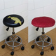 Чехлы на стулья 2 шт универсальные защитные накидки для кухонных и обеденных стульев бордовые - изображение 2