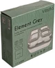 Набор пищевых контейнеров Vittora Element Grey 4 пр. VT-161014 - изображение 2