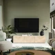 Стіл TV з дверцятами ІКЕА BESTÅ 180x42x38 см (s89622920) - изображение 3