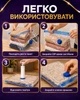 Вакуумные пакеты 10шт, 40x60 см - 3шт, 50x70 см - 3шт, 60x80 см - 3шт, 80x100 см - 1шт, 1 ручной насос сезонного хранения одежды, одеял, подушек, постельного белья и объемного домашнего текстиля, вакуумные мешки с зип-замком с насосом - изображение 5
