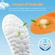 Стельки женские 4D Cloud 35-38 EVA амортизирующие дышащие анатомические с U подобной пяткой - изображение 9