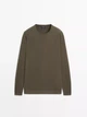Чоловічий светр Massimo Dutti L зелений - изображение 3