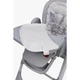Стільчик для годування шезлонг-гойдалка 2 в 1 VELANO Nomi, light grey (0–36 місяців, до 20 кг, екошкіра) - зображення 6