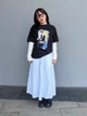 Юбка миди летняя женская Uniqlo 409014594 M Белая (1161960288) - изображение 8