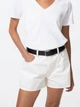 Джинсовые шорты женские Uniqlo 926613509 L Белые (1161970764) - изображение 2