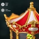 Світильник нічник карусель музична з підсвіткою й ефектом снігу, що падає, новорічний Різнобарвний (29004) - зображення 12