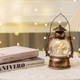 Светильник ночник Ангел новогодний музыкальный с LED подсветкой и эффектом снегопада Разноцветный (29011) - изображение 3