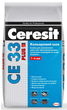 Фуга CERESIT CE33 Plus 1-6 мм белый, 2кг - изображение 1