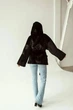 Зимова жіноча дублянка двостороння UF-Fashion N89V 42 чорний - зображення 8