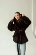 Зимова жіноча дублянка двостороння UF-Fashion N89V 42 чорний - зображення 10
