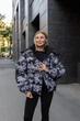 Зимняя женская двусторонний куртка UF-Fashion К-290 48 черный - изображение 2