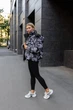 Зимняя женская двусторонний куртка UF-Fashion К-290 48 черный - изображение 4