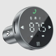 FM-модулятор Proove Launcher Sound Sync Bluetooth 5.0, PD 30W + QC3.0, USB Type-C, Hands Free, графитовый - изображение 2