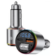 FM-модулятор Proove Power Drive QC3.0 + PD 30W Bluetooth 5.3 Type-C USB AUX Hands Free, срібний - изображение 1