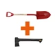 Набір Лопата садова штикова Fiskars Classic FSC+ Сокира теслярська Fiskars Solid A10 - изображение 1