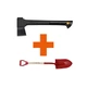 Набір Fiskars: Сокира теслярська Fiskars Solid A10 + Лопата садова штикова Fiskars Classic FSC - изображение 1