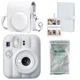 Набір камера Fujifilm Instax Mini 13 Clay White , Фотопапір 10шт, Чохол, Фотоальбом 108 фото Білий (Подарункове пакування) - изображение 1