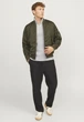 Светер Jack&Jones Perfect Half Zip Сірий XL 12257773 - изображение 5