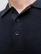 Джемпер Jack&Jones George Knit Polo Синій L 12278815 - зображення 6