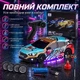 Радіокерована машинка для дрифту 4WD 20 см. з LED підсвічуванням фар, повнопривідна для дрифту і гонок - зображення 6