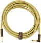 Кабель инструментальный Fender Cable Deluxe Series 15' Angled Tweed - изображение 6