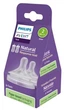 Smoczek do butelki Philips Avent Natural Response 0 m+ 2 szt (8710103985105) - obraz 2