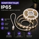 Светодиодная LED лента 5 метров IP65 с USB, белый теплый, влагозащита светильник для подсветки, питание от павербанка 5 вольт, 3000K - изображение 2