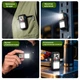 Ліхтарик EDC акумуляторний Smiling Shark TIP-7070, 6 режимів, COB, USB Type-C, магніт і кліпса, датчик руху, Чорний - изображение 9