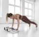 Доска для отжиманий Gymtek Multi Push Up 3-в-1 до 150 кг с эспандерами и таймером Складной тренажер для груди плеч спины кора Фитнес-платформа для домашних тренировок - изображение 7