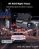 Автомобільний відеореєстратор Terra HD-302S 4K+1K з додатковою виносною камерою, Wi-Fi - зображення 8