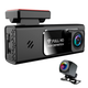 Автомобильный видеорегистратор Terra HD-X12 Plus 1080P+1080P с дополнительной камерой, Wi-Fi - изображение 1
