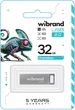 Флеш-накопитель Wibrand Chameleon 32 ГБ USB 2.0 Серебристый (WI2.0/CH32U6S) - изображение 2
