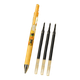 Гелевая ручка PILOT Juice Up, подходит для пробного письма, LJP20S5BLORB LP3RF12S5B, 0,5 мм, черная, оранжевый цвет "Хочу попробовать" (1 ручка, 3 сменных стержня) - изображение 4