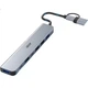 Док-станція розширення Acer Type-C/USB на концентратор USB 3.0, високошвидкісний 7-портовий концентратор, багатопортовий адаптер-конвертер для ноутбуків і планшетів - зображення 3