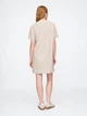 Платье-футболка короткое летнее женское GAP 132682161 XS Бежевое (1162160890) - изображение 2