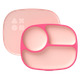 Детская тарелка Octoto из силикона на присоске на 3 секции 860 мл Pink (SE1800) - изображение 4