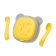 Набор детской посуды Octoto 3 предмета Yellow - изображение 4