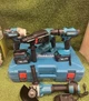 Набор инструментов 4в1 Makita 48 В 6 А·ч аккумуляторный шуруповерт DDF484 25 Нм дрель перфоратор DHR202 3.8 Дж SDS Plus УШМ DGA504 болгарка 125 мм гайковерт DTW301 520 Нм для строительства ремонта монтажа автосервиса с 2 АКБ кейсом - изображение 5