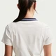 Футболка жіноча Nike W Nkct Df Crt Cltn Crop Polo M Білий IB0772-133 - зображення 5