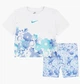 Спортивный костюм детский Nike Floral All Over Printed Suit White 4 Белый 36M848-U5M - изображение 1
