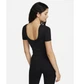 Футболка жіноча Nike Sportswear Chill Knit Tight Scoop M Чорний FN3664-010 - зображення 2
