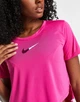 Футболка женская Nike One Df Clrk Std Ss Crp Tp XS Розовый DM7363-621 - изображение 2
